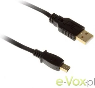 InLine Płaski przewód mini-USB 2.0  USB A  wtyczka mini wtyk  0,5 m 31805F - Kable USB - miniaturka - grafika 2