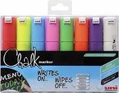 Pozostałe akcesoria dla plastyków - Mitsubishi Uni-Ball uni kredy szerokość klinowatym czubkiem PWE  8 K linia szerokość 8 MM 186408 - miniaturka - grafika 1