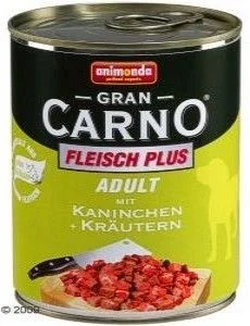 Animonda Grancarno Adult smak wołowina królik i zioła 6x800g - Mokra karma dla psów - miniaturka - grafika 3