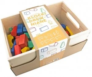 B&B Klocki kolorowe w skrzyni 1372 - Klocki - miniaturka - grafika 2