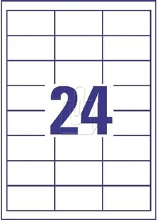 Avery Zweckform Etykiety Zweckform 64,6x33 Trwałe 30ARK 720 Etykiet Białe 25 Arkuszy + 5 Arkuszy EXTRA ZW521 - Etykiety do drukarek - miniaturka - grafika 4