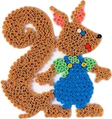 Zabawki kreatywne - Hama midi - podkładka uzupełniająca wiewiórka żółta) 302-03 - miniaturka - grafika 1