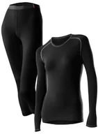 Spodnie narciarskie - LÖFFLER Loeffler Damskie Spodnie Zestaw Da 3/4 Transtex Warm, Czarny, Xl (12783_990_44) - miniaturka - grafika 1