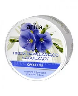 Scan Anida Anida Krem nawilżająco-łagodzący kwiat Lnu 125ml - Kremy do twarzy - miniaturka - grafika 2
