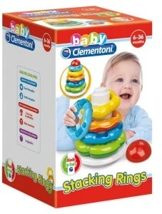 Clementoni Kolorowa wieża Baby - Zabawki interaktywne dla dzieci - miniaturka - grafika 2