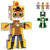 Klocki - Djeco Rigolo klocki kartonowe - miniaturka - grafika 1