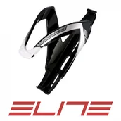 Koszyki rowerowe - ELITE Koszyk na bidon Custom Race Czarno-biały - miniaturka - grafika 1