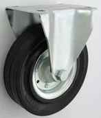 Kółka i bloczki - Zabi Koło metalowo-gumowe w obudowie stałej fi 180 - miniaturka - grafika 1