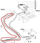 Części i akcesoria do maszyn rolniczych - CNH LINKA GAZU RĘCZNEGO 5173342 - miniaturka - grafika 1