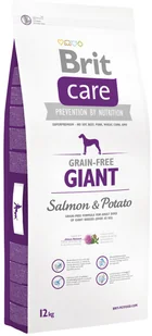 Brit Care Grain-Free Adult Giant Salmon&Potato 12 kg - Sucha karma dla psów Brit Care Grain-Free Adult Giant Salmon&Potato 12 kg - Sucha karma dla psów - miniaturka - grafika 2