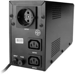 Gembird UPS LINE-INTERACTIVE 650VA 2X IEC 1X SCHUKO 230V LCD - Zasilacze awaryjne UPS - miniaturka - grafika 3