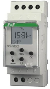 F&F Zegar sterujący programowalny - astronomiczny z programowalną przerwą nocną (jednokanałowy) PCZ-525 - Programatory czasowe - miniaturka - grafika 6