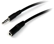 Akcesoria car audio - STARTECH.COM StarTech. com 4 pol. przedłużenie kabla mini jack 3,5 MM, czarny 1,8 m MUHSMF2M - miniaturka - grafika 1