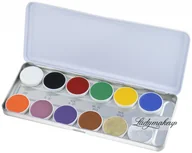 Charakteryzacja - KRYOLAN SUPRACOLOR - Make-up Palette with 12 colours - Paleta 12 tłustych farb do malowania twarzy - ART. 1004 - P KR1004-P - miniaturka - grafika 1