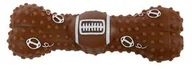 Zabawki dla psów - Zolux Zabawka winylowa piłka-kość do rugby 15cm [480777] MS_11411 - miniaturka - grafika 1