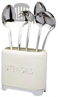 Pojemniki kuchenne - Kitchen Craft Pojemnik na narzędzia kuchenne kremowy Lovello - - miniaturka - grafika 1