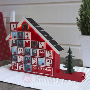 Best Season Lampa dekoracyjna Kalendarz Adwentowy ADVENT HOUSE - Ozdoby bożonarodzeniowe - miniaturka - grafika 2