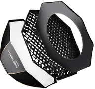 Softboxy - Walimex Pro Walimex pro Octagon Softbox PLUS Orange Line 60 zestaw akcesoriów do aparatu 4250234588133 - miniaturka - grafika 1