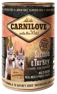 Carnilove Salmon&Turkey for Puppies 400g - Mokra karma dla psów - miniaturka - grafika 3