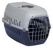 Transportery dla kotów - Yarro /Moderna Transporter Mały Zamek Iata Metalowe Drzwi Granatowy Y2500 13659 - miniaturka - grafika 1