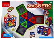 Klocki - Mega Creative Klocki magnetyczne - 30 elementów. 340196 - miniaturka - grafika 1