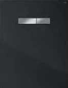 Spłuczki - TECE lux, górne obudowy szklane z ręcznym mechanizmem uruchamiającym, szkło czarn - miniaturka - grafika 1