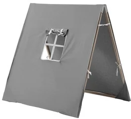 Kids Concept 201935 namiot do gry Szary - Worki na buty - miniaturka - grafika 3