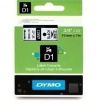 Dymo Taśma D1- 19mm x 7m czarny/biały (S0720830) - Etykiety do drukarek - miniaturka - grafika 5
