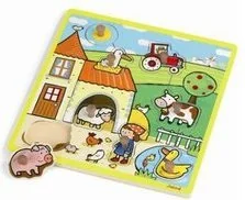 Janod Puzzle sensoryczne 20 elementów Farma J02772 - Puzzle - miniaturka - grafika 4
