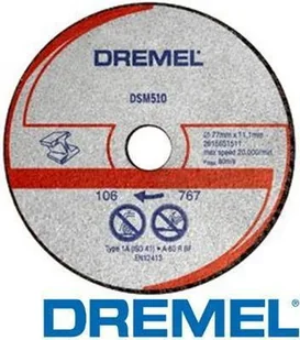 Dremel Tarcza tnąca do metalu i plastiku (DSM510) 2615S510JA - Materiały ścierne - miniaturka - grafika 2