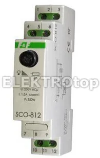 F&F Ściemniacz oświetlenia 230V AC SCO-812 - Wyłączniki światła i elektryczne - miniaturka - grafika 6