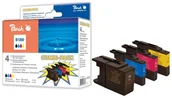 Tusze zamienniki - Peach Combi Pack Plus duża wydajność kompatybilny z LC-1280 PI500-74 - miniaturka - grafika 1