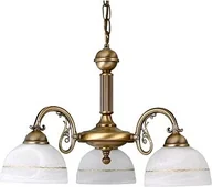 Lampy sufitowe - Rabalux Żyrandol klasyczna OPRAWA wisząca FLOSSI 8813 IP20 Patyna biały - miniaturka - grafika 1