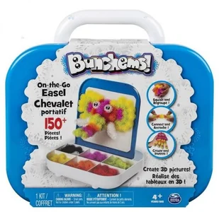 Spin Master Bunchems kolorowe rzepy zestaw podróżny 150 el. 16805 - Zabawki kreatywne - miniaturka - grafika 11