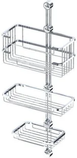 Andex CLASSIC Koszyk potrójny, chrom 041CC - Koszyki łazienkowe - miniaturka - grafika 2