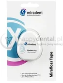 Nici dentystyczne - Hager and Werken MIRADENT Mirafloss Tape 20m - Taśma dentystyczna powlekana tefl - miniaturka - grafika 1