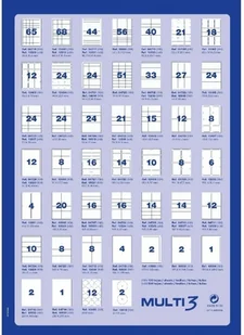 MULTI 3 Multi3 Etykiety 52,5x29,7mm op.100 AP4719 - Etykiety do drukarek - miniaturka - grafika 2