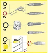 Akcesoria do myjek - Karcher Zestaw O-ringów - miniaturka - grafika 1