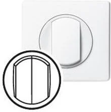 Legrand 068002 CELIANE Klawisz podwójny biały - Inne akcesoria elektryczne - miniaturka - grafika 3
