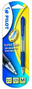 Pilot DŁUGOPIS SUPER GRIP NIEBIESKI X 1 PIBPGP10RLX1 - Długopisy - miniaturka - grafika 3