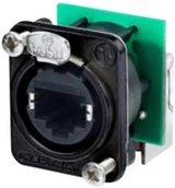 Pozostałe akcesoria sieciowe - Neutrik NE8FDP-R-B Złącze żeńskie kątowe czarny Zawartość 1 szt - miniaturka - grafika 1