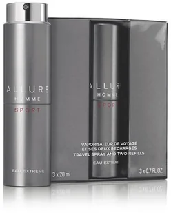 Chanel Allure Homme Sport Eau Extreme Woda toaletowa 3x20ml - Zestawy perfum męskich - miniaturka - grafika 4