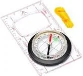 Akcesoria turystyczne - Meteor Kompas linijka 110 mm 71007 - miniaturka - grafika 1