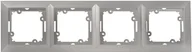 Klawisze i ramki - Timex Opal Ramka poczwórna srebrny 118860 - miniaturka - grafika 1