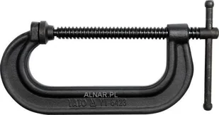 Yato ścisk śrubowy typu c 200 mm YT-6424 - Imadła i ściski - miniaturka - grafika 3