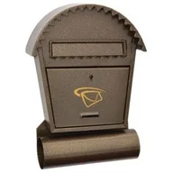 Skrzynki na listy - Skrzynka na listy SD07 Domek Mały Okrągły z tubą na prasę - miniaturka - grafika 1