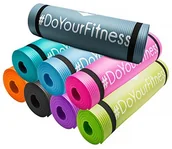 Maty do jogi - #DoYourFitness Yogini mata do ćwiczeń, idealna do ćwiczeń gimnastycznych, pilatesu i jogi, wymiary 183 x 61 x 1,0 cm, szara 122566226 - miniaturka - grafika 1