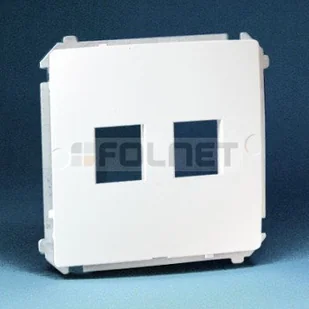 Simon Ramka Basic do gniazda teleinformatycznego BMPT/11 biały - Klawisze i ramki - miniaturka - grafika 2