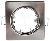 Oprawy, klosze i abażury - GTV Oprawa punktowa PARMA BLACHA IP20 INOX kwadrat OP-PAST2-02 GTV 0004-00011-94988 - miniaturka - grafika 1