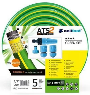 Cellfast Zestaw zraszający Green 1/2" 20m - Węże ogrodowe i zraszacze - miniaturka - grafika 2